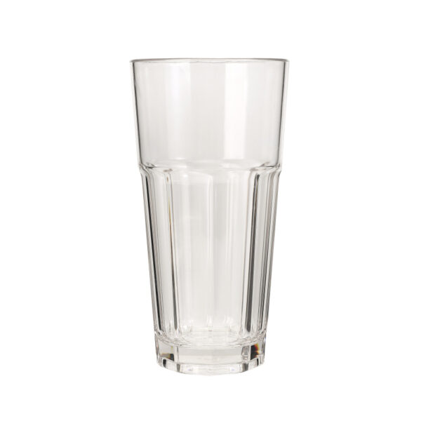 Straight tube transparent 5 oz plastic cups