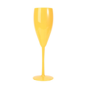 Yellow-high-foot champagne-plastic-cups