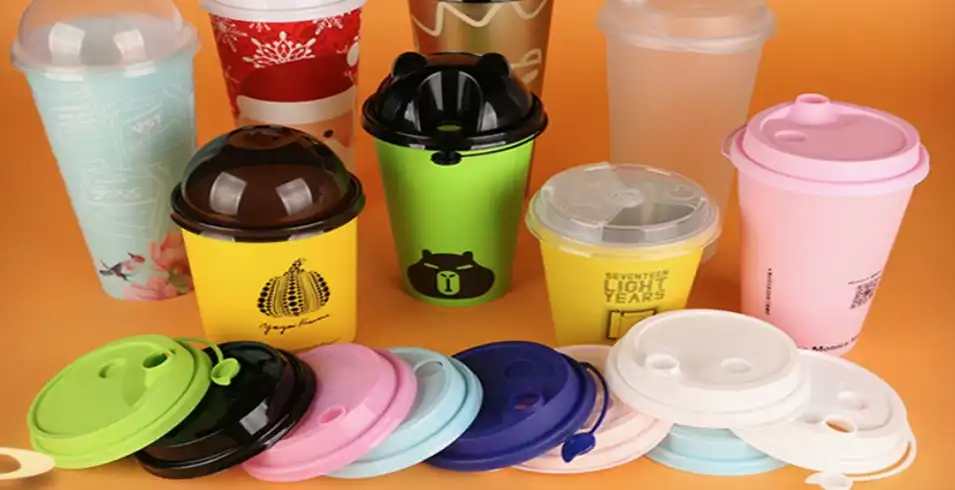 Custom plastic cup factory’s cup lids with various combinations